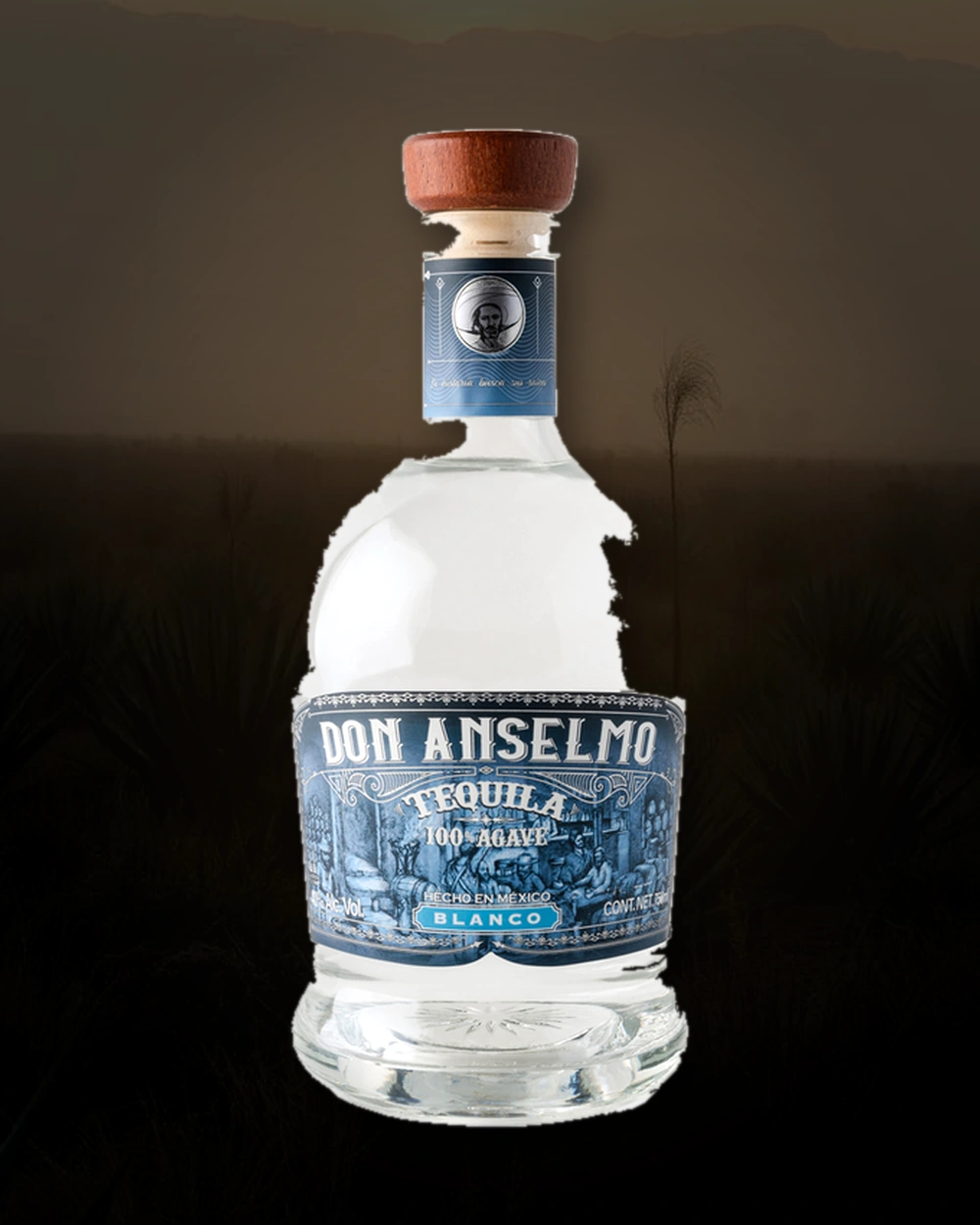 Don Anselmo Tequila Blanco bottle