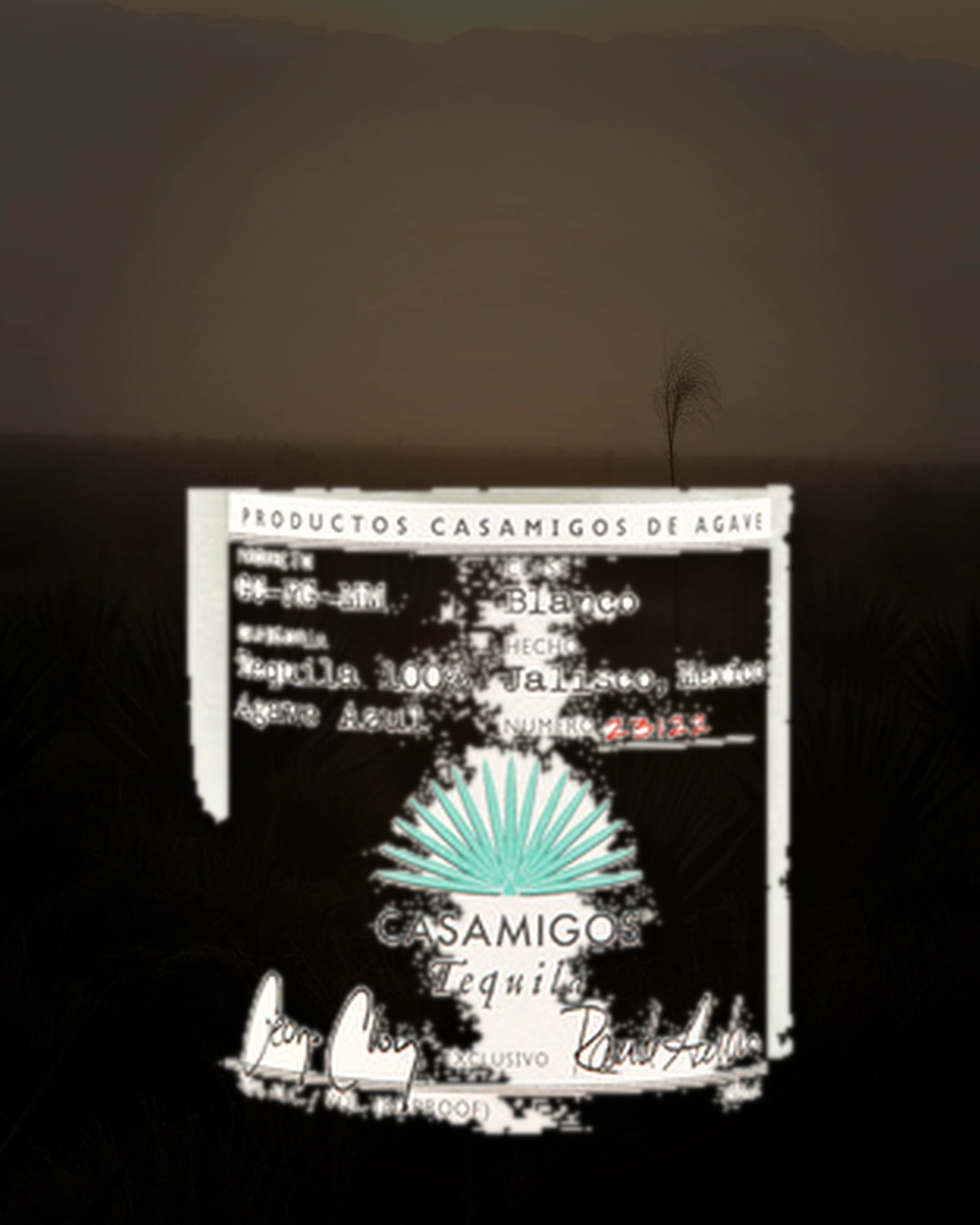 Casamigos Tequila Blanco bottle