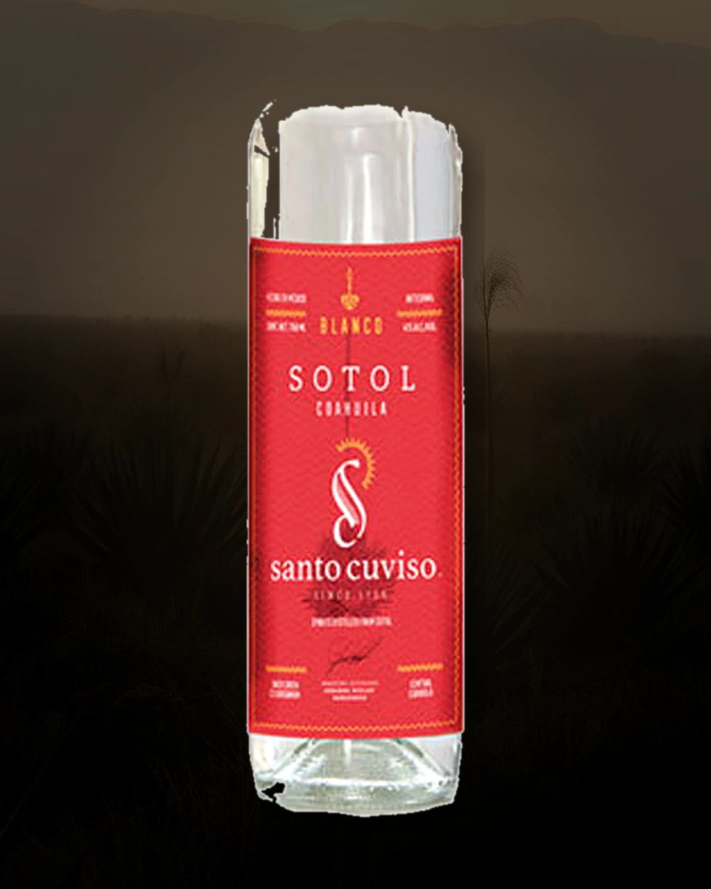 Santo Cuviso Sotol Coahuila bottle