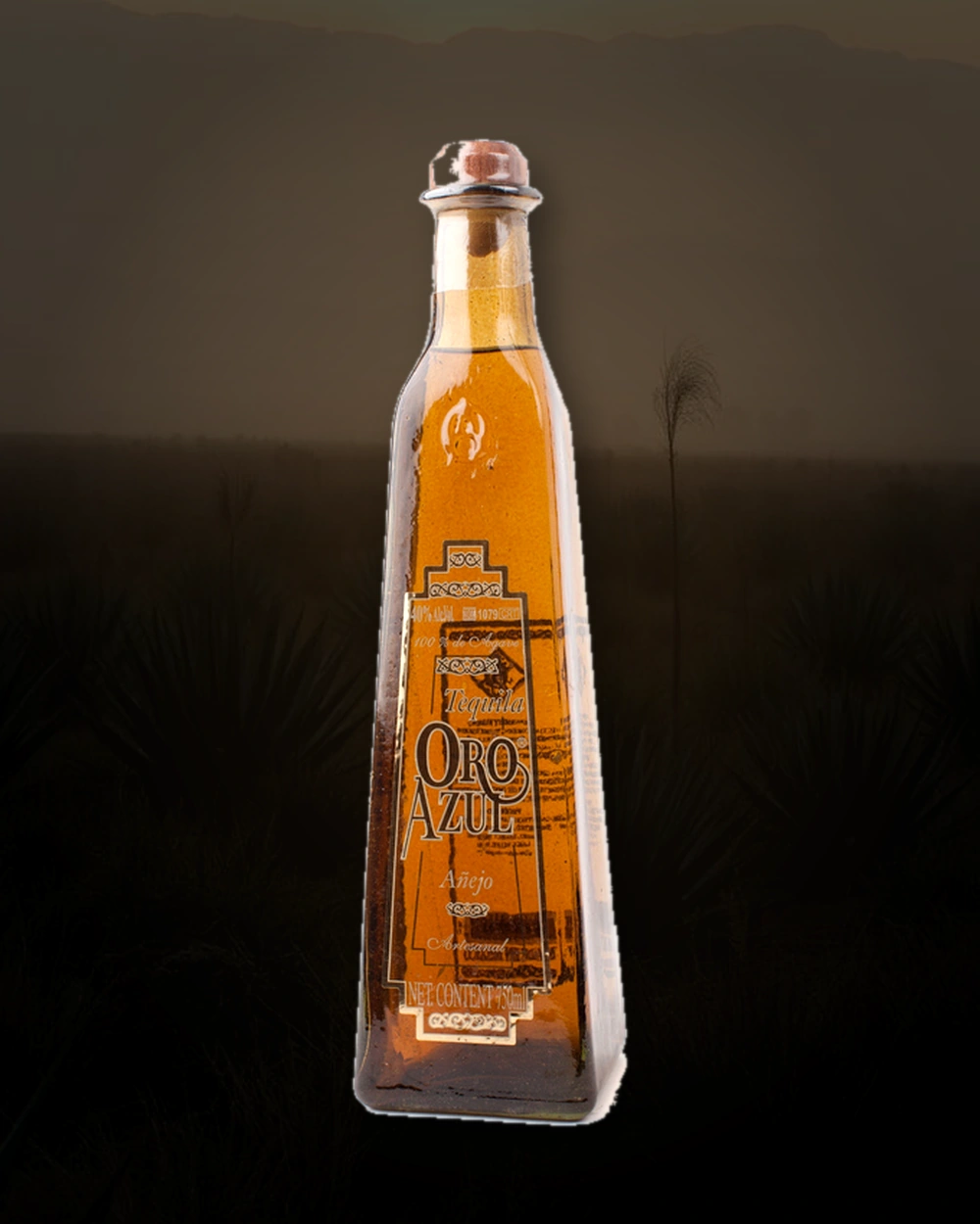 Oro Azul Añejo bottle