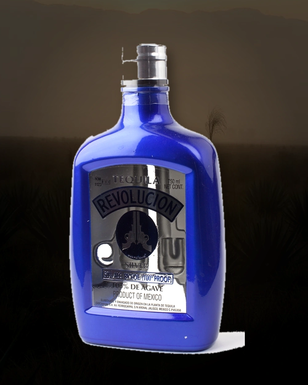 Revolucion Silver 100 Proof bottle