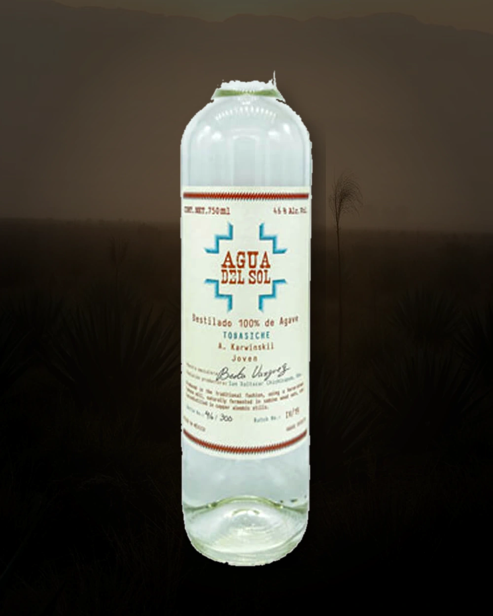 Agua del Sol Tobasiche – Berta Vasquez bottle