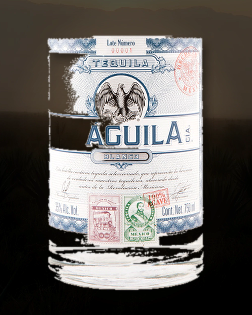 El Aguila Cía Blanco bottle