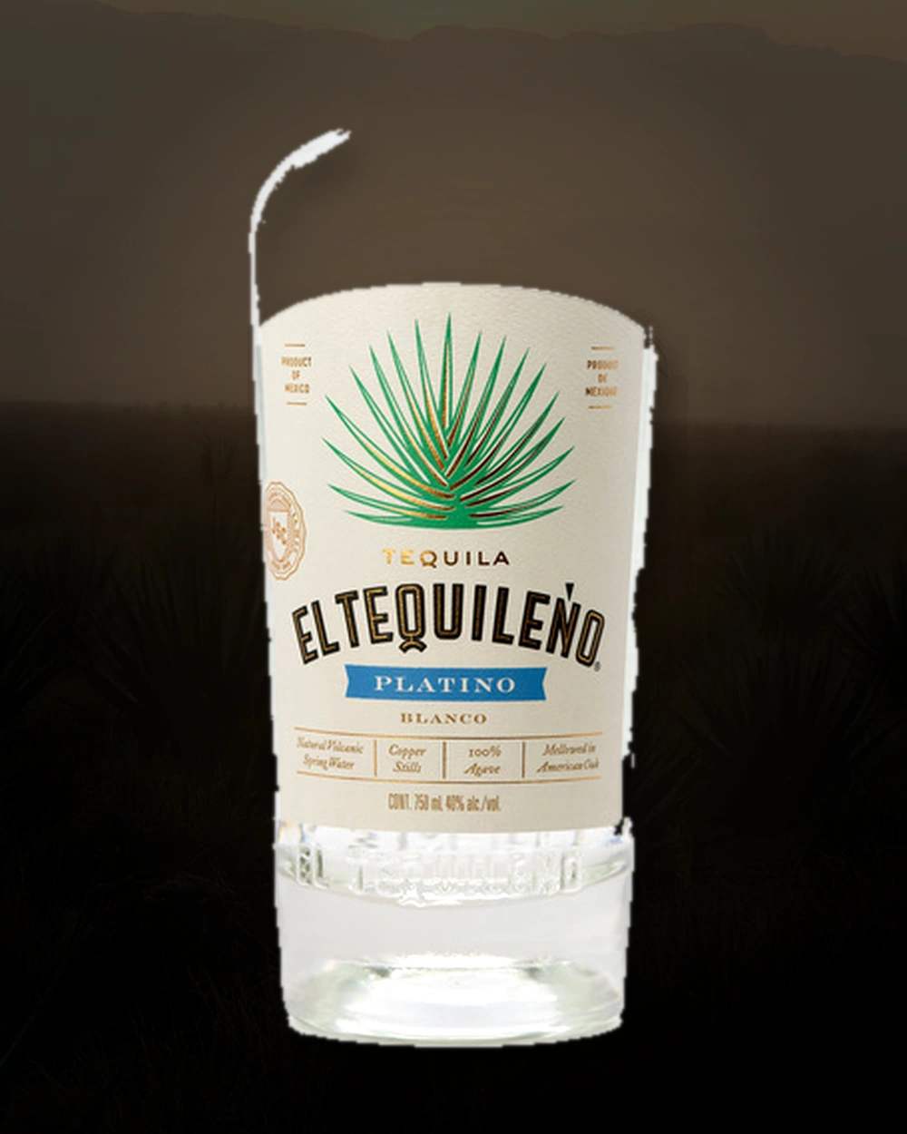 El Tequileño Platino Blanco bottle