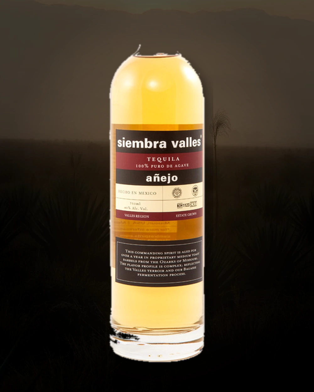 Siembra Valles Tequila Añejo bottle