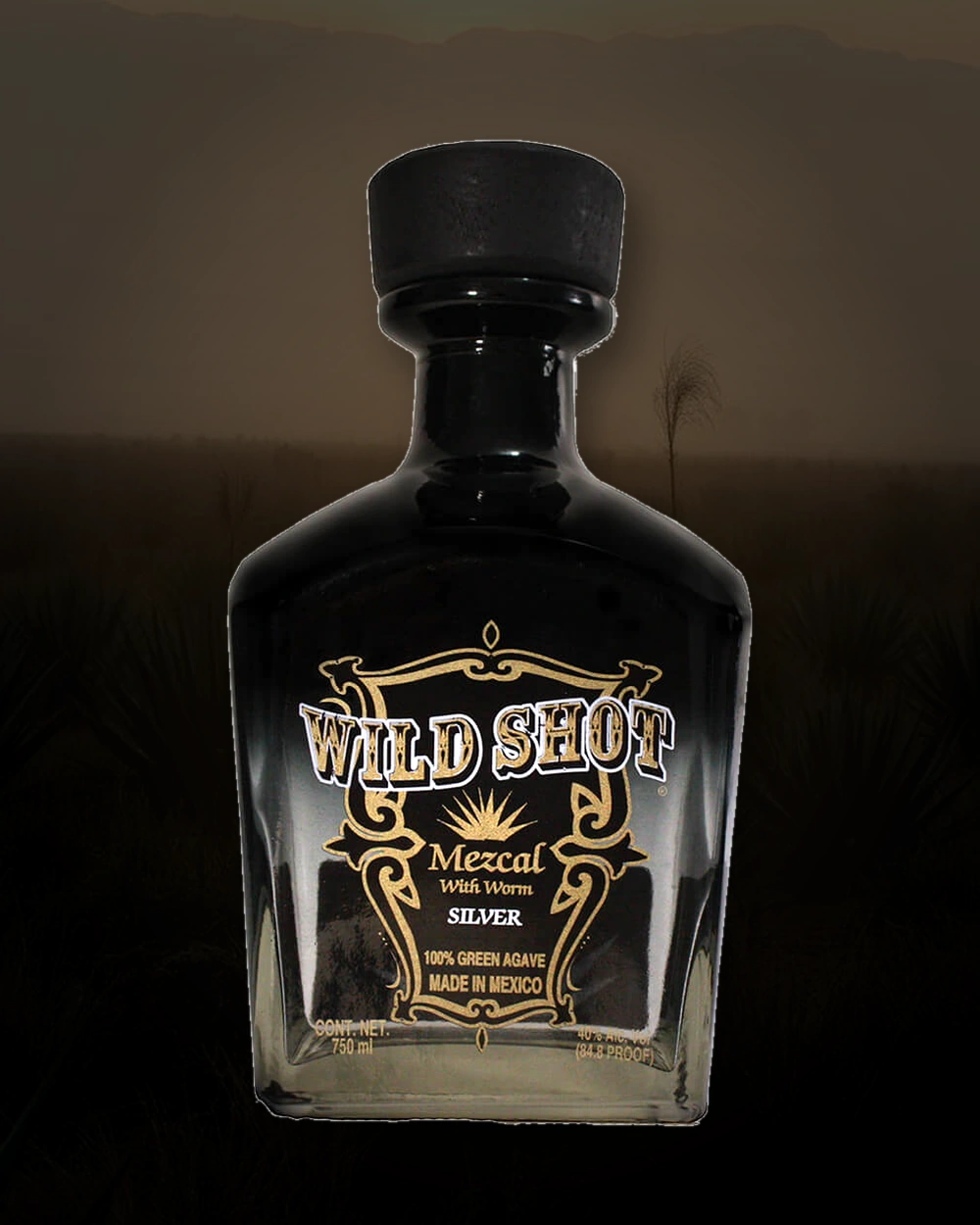 Wild Shot Silver bottle