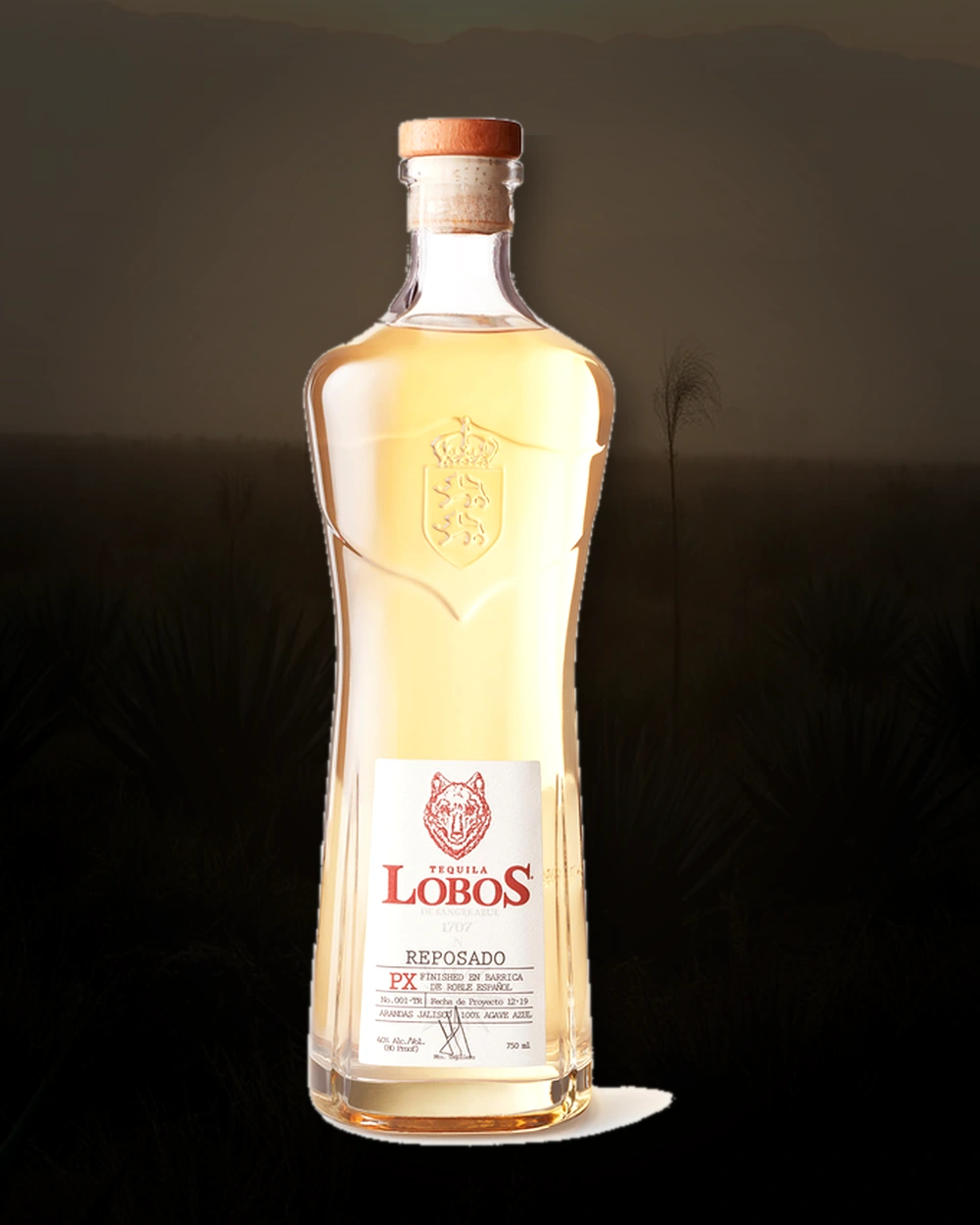 Tequila Lobos 1707 Reposado bottle