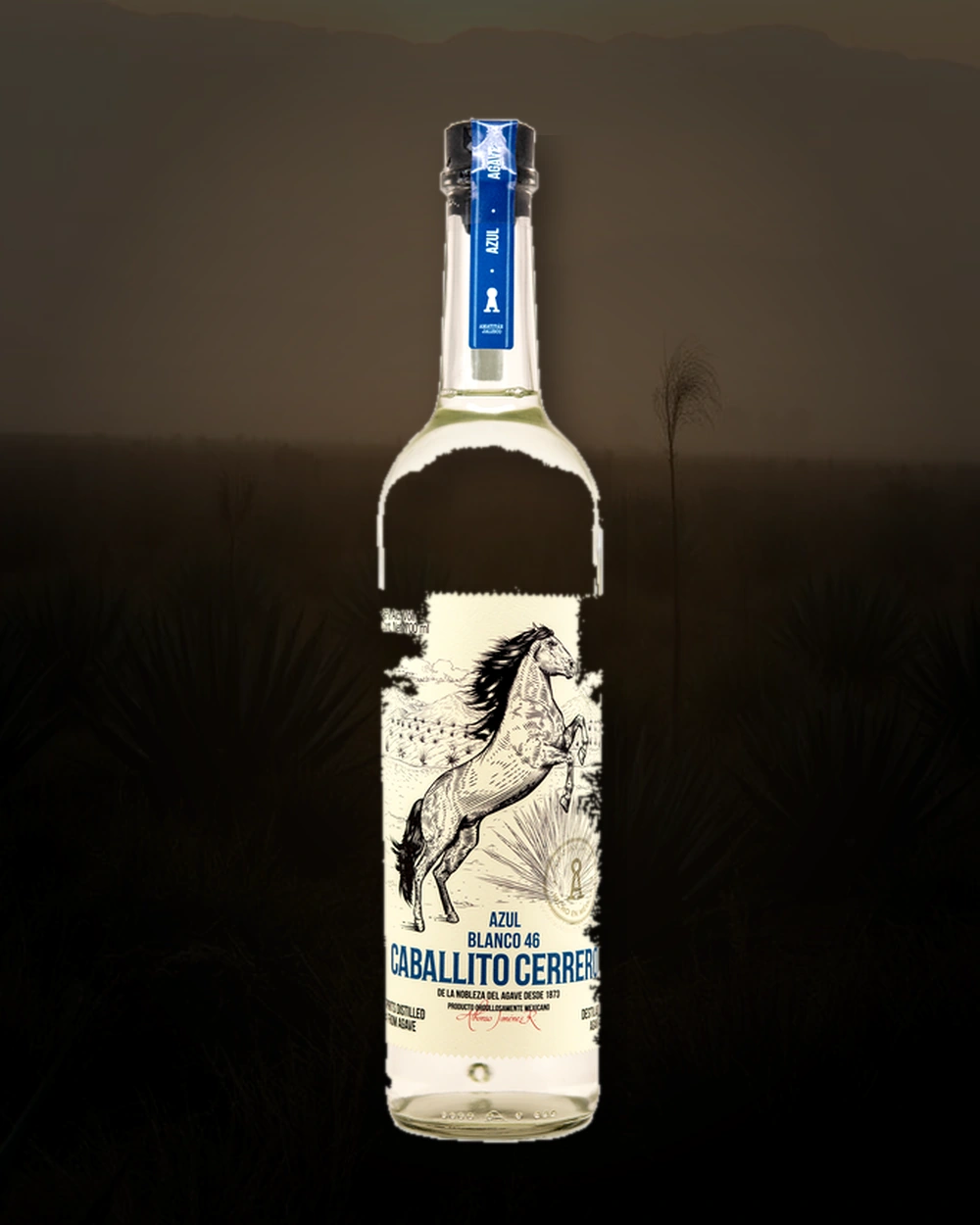 El Caballito Cerrero Blanco (46%) bottle