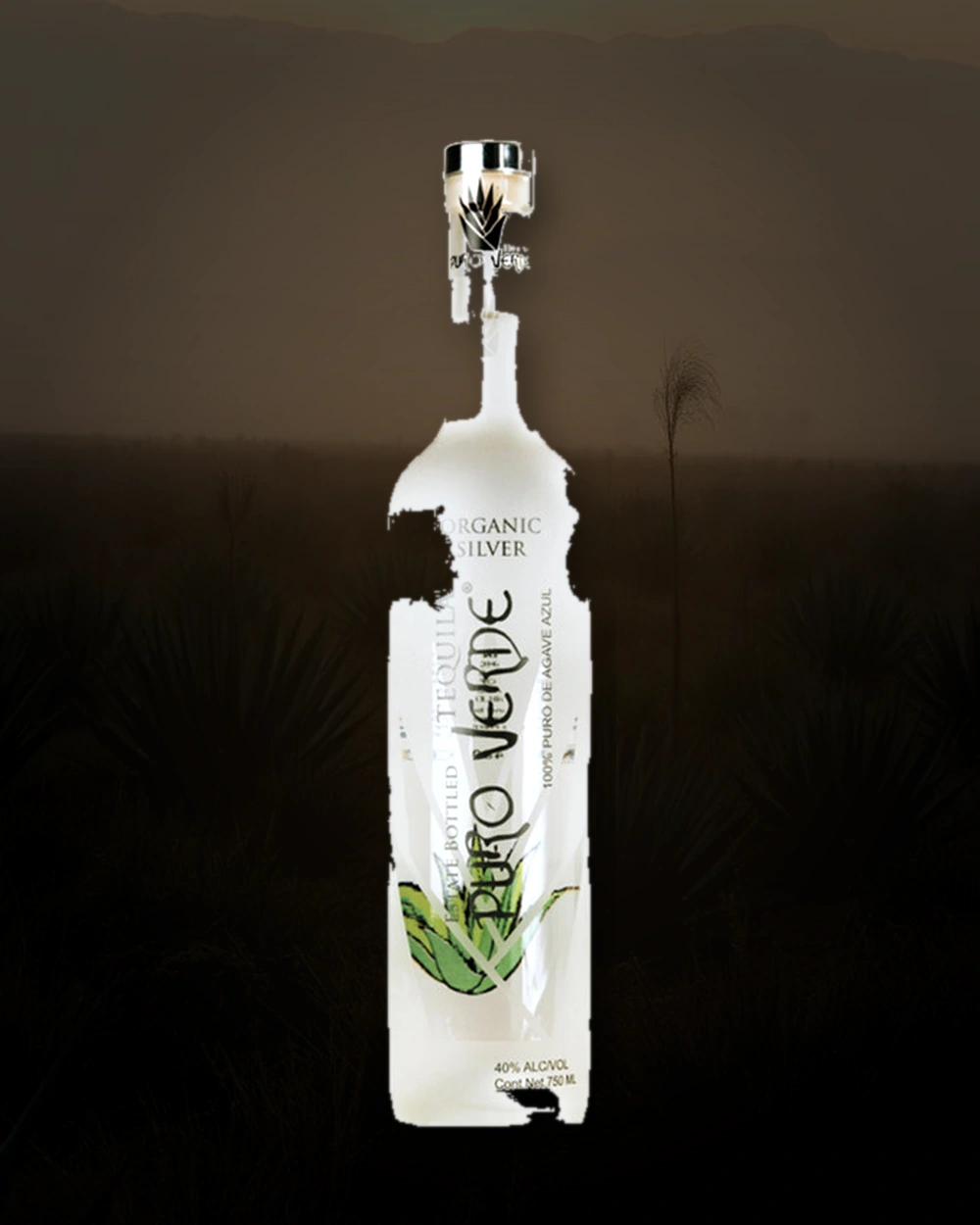 Puro Verde Organic Silver bottle