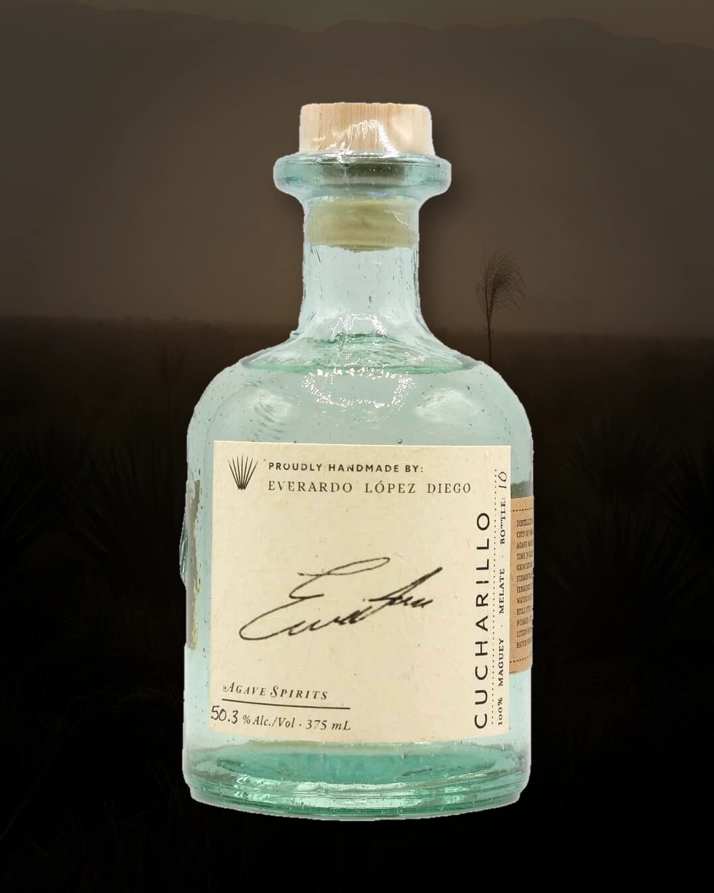 Maguey Melate Cucharillo – Everardo López Diego bottle