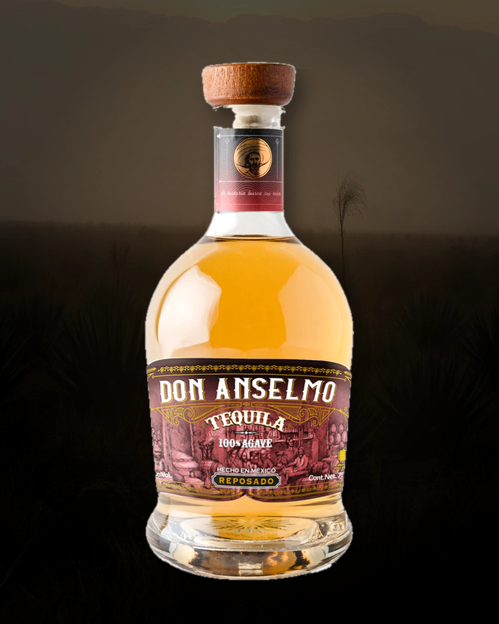 Don Anselmo Tequila Reposado bottle