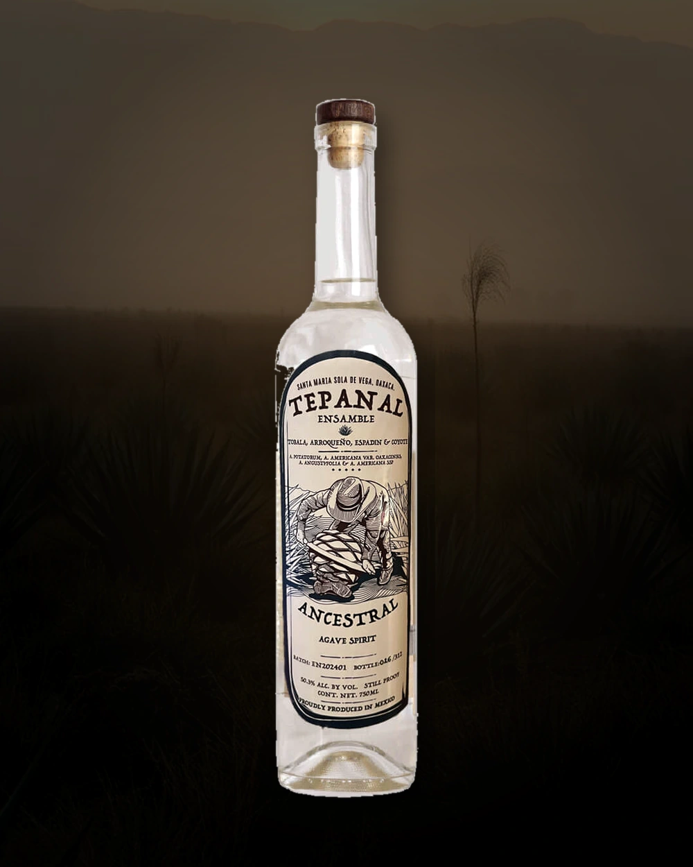 Tepanal Tobala, Arroqueño, Espadin & Coyote bottle