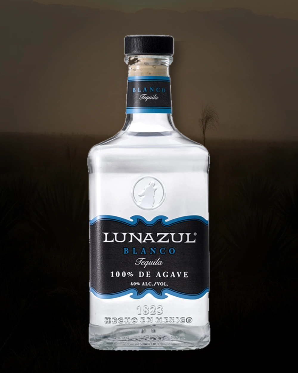 Lunazul Blanco bottle