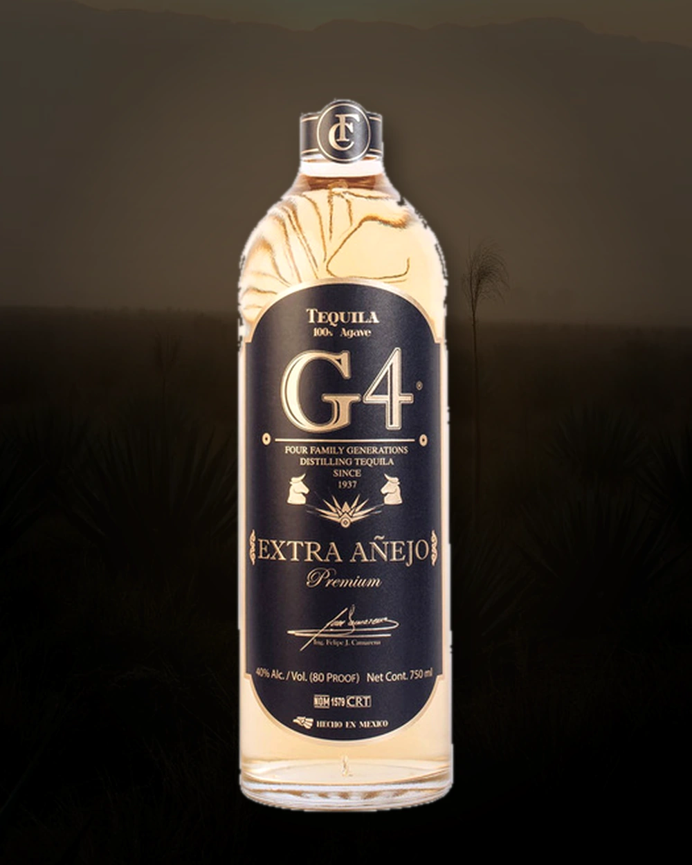 Tequila G4 Extra Añejo bottle