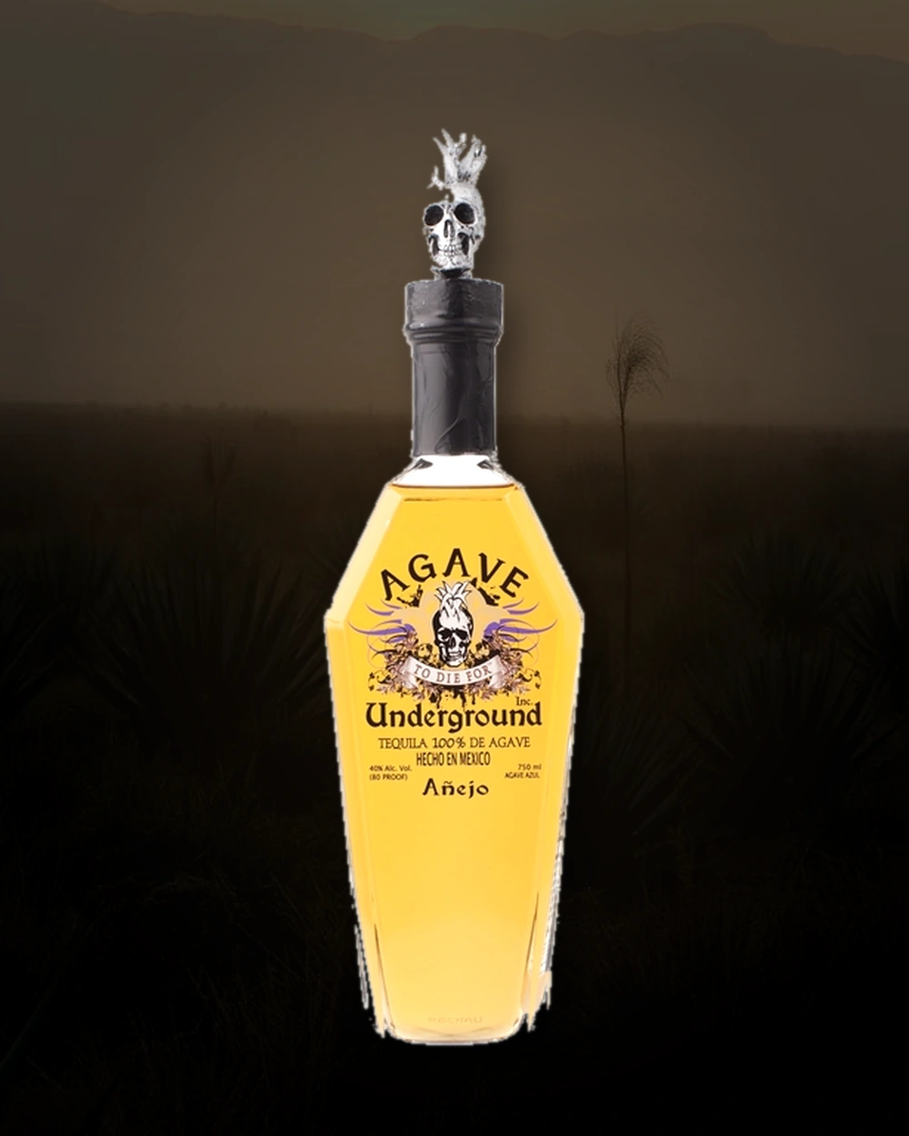 Agave Underground Añejo bottle