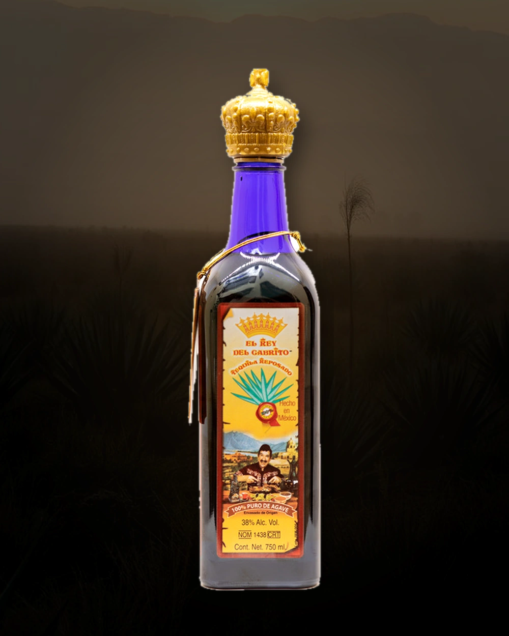 El Rey del Cabrito Reposado bottle