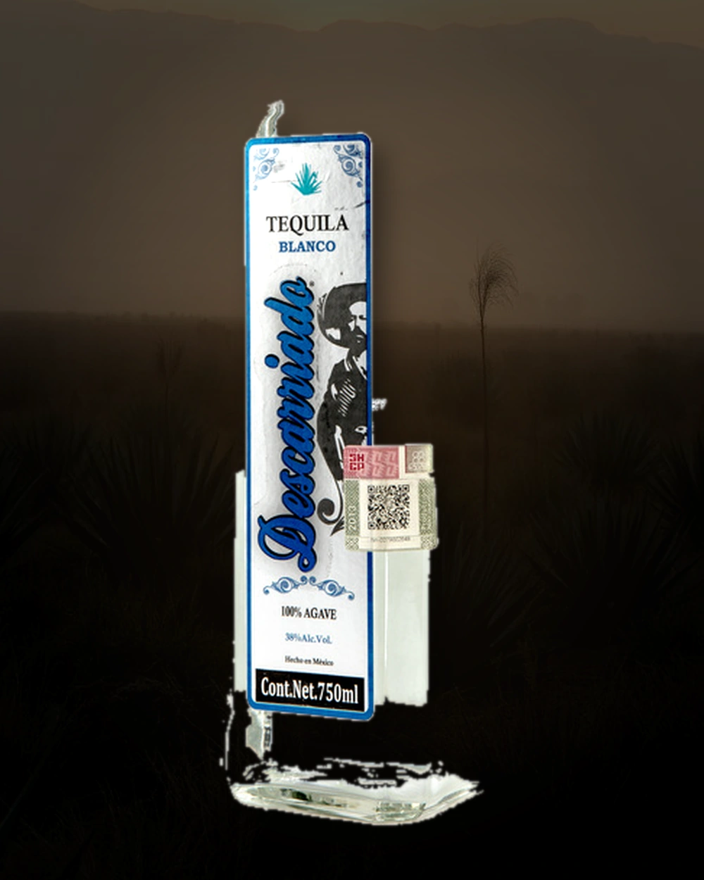 Descarriado Tequila Blanco bottle