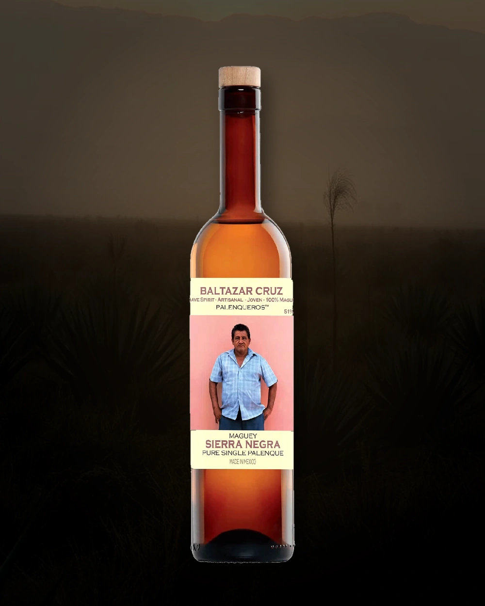 Palenqueros Sierra Negra – Baltazar Cruz bottle
