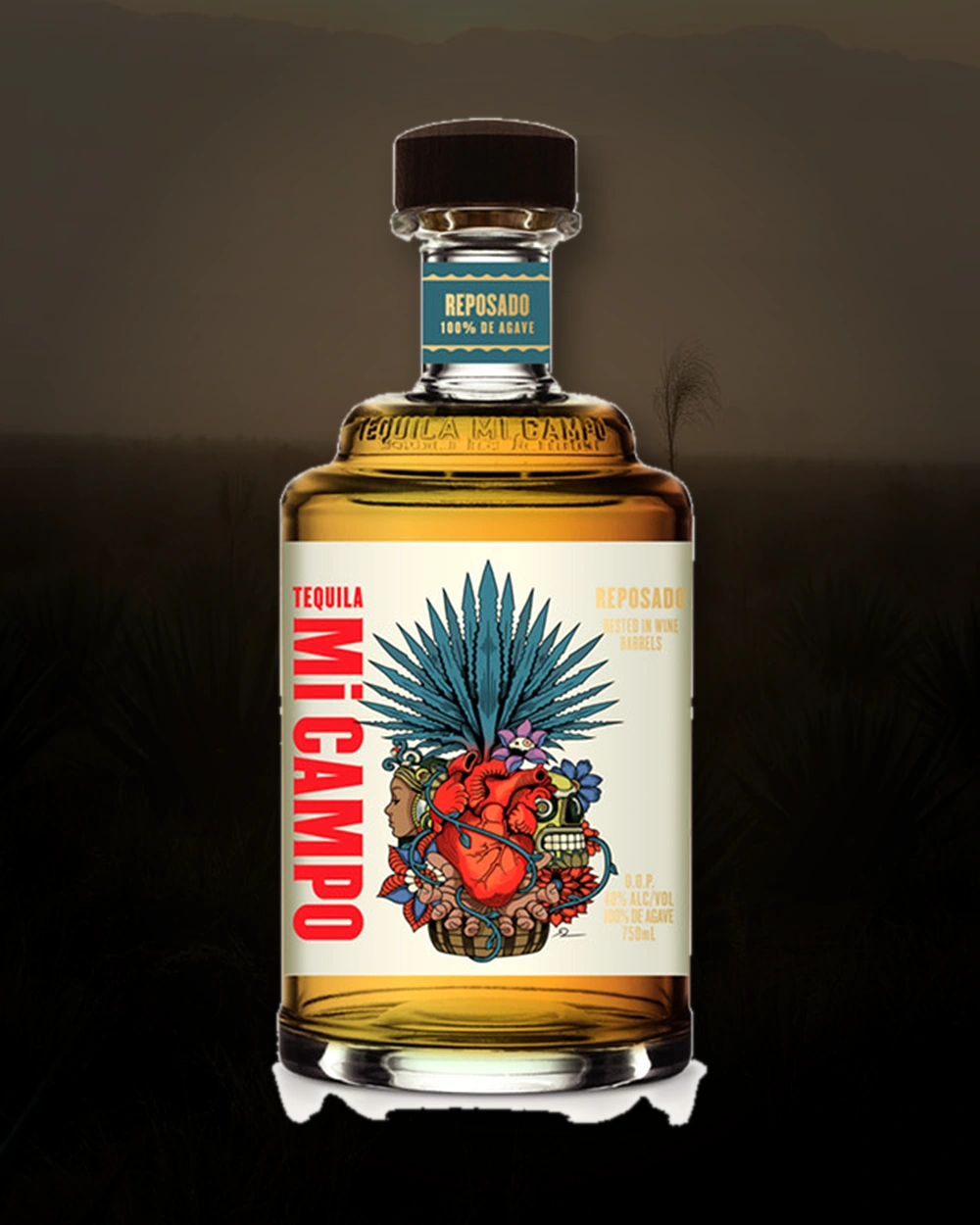 Tequila Mi Campo Reposado bottle