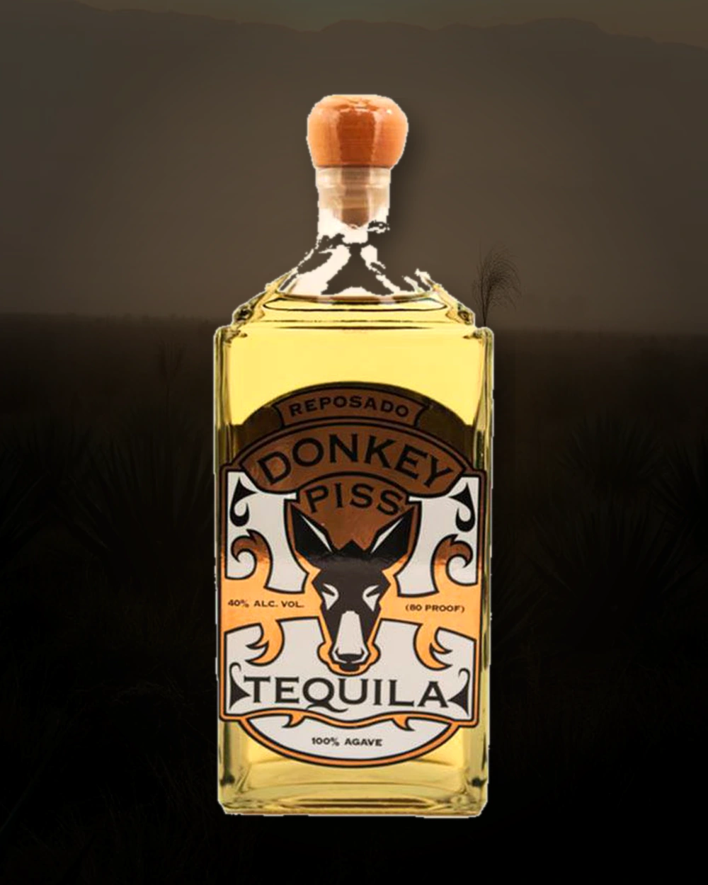 Donkey Piss Reposado bottle