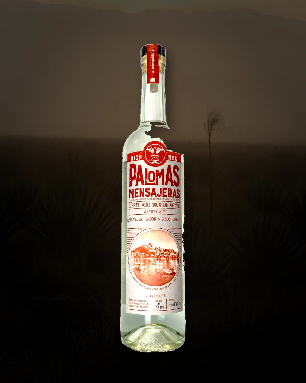 Palomas Mensajeras Alto bottle