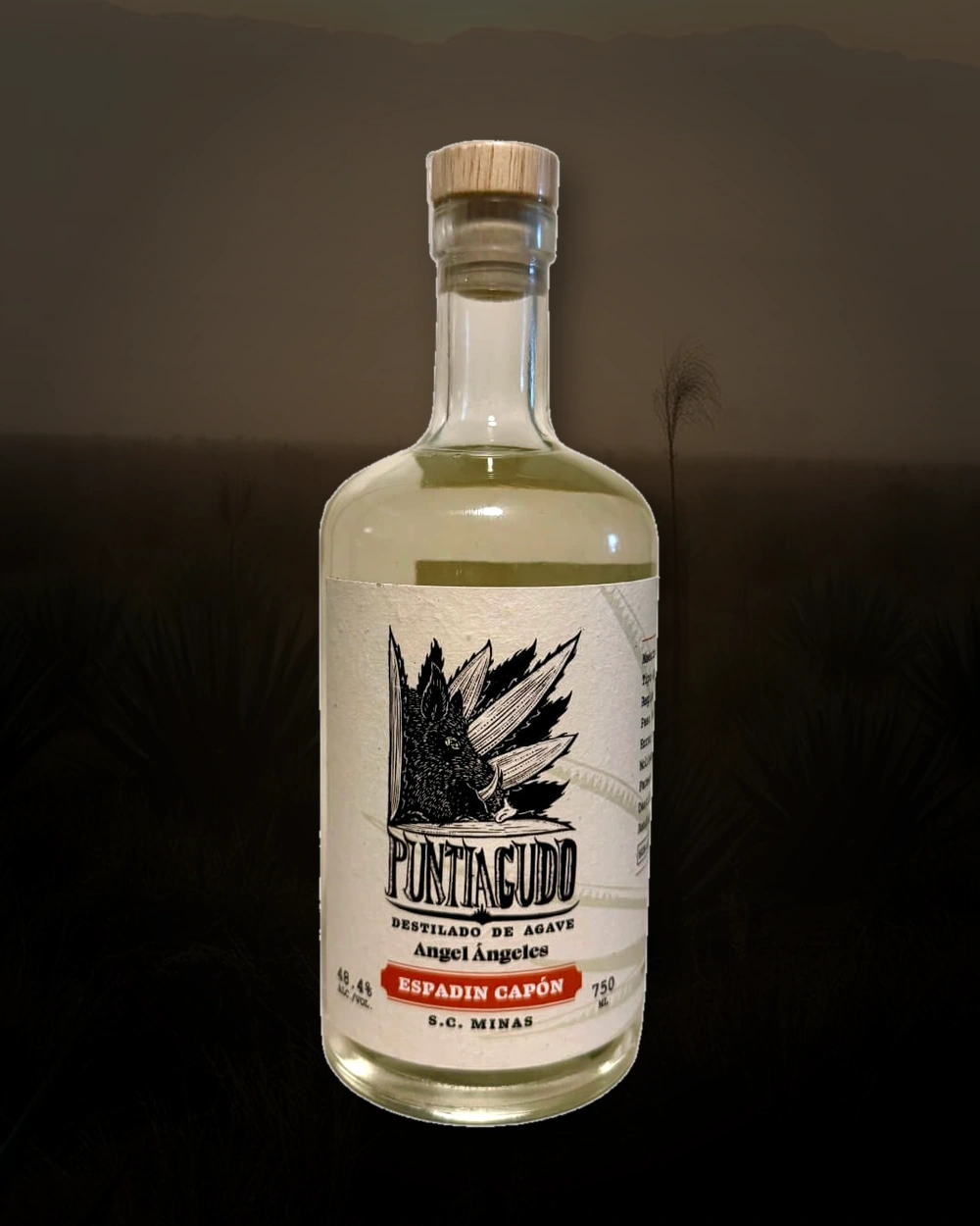 Puntiagudo Espadin Capon – Angel Ángeles bottle