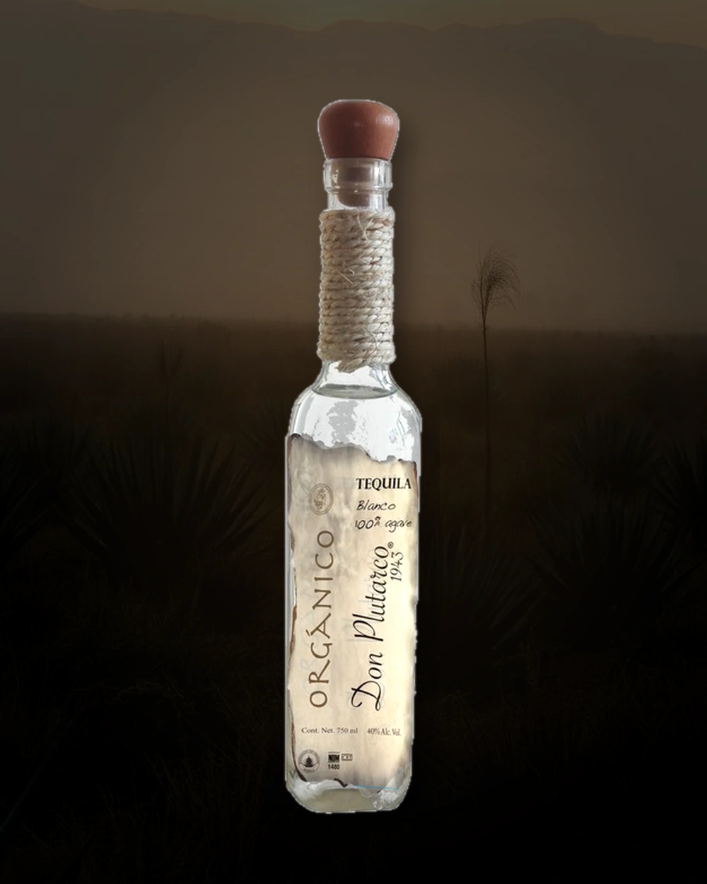 Don Plutarco 1943 Tequila Organico Blanco bottle