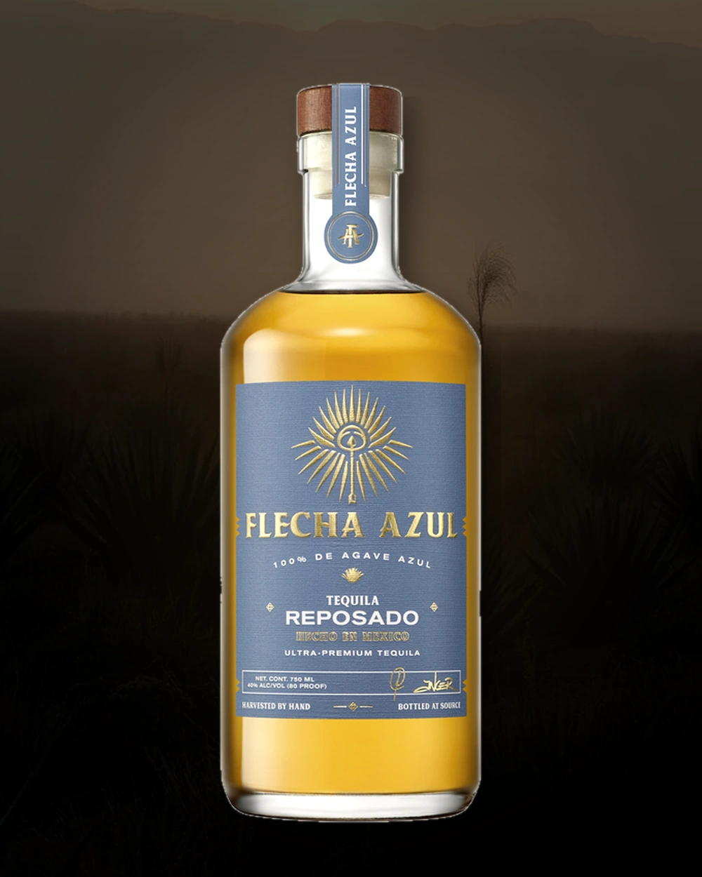 Flecha Azul Tequila Reposado bottle