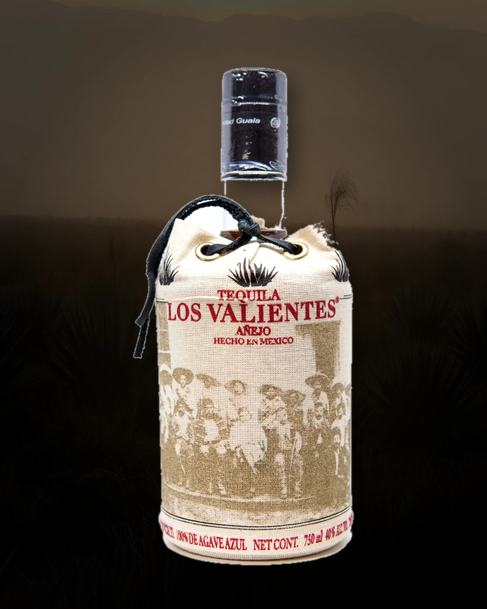Los Valientes Tequila Añejo bottle