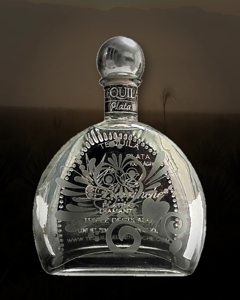 El Berrinche Silver Platinum bottle
