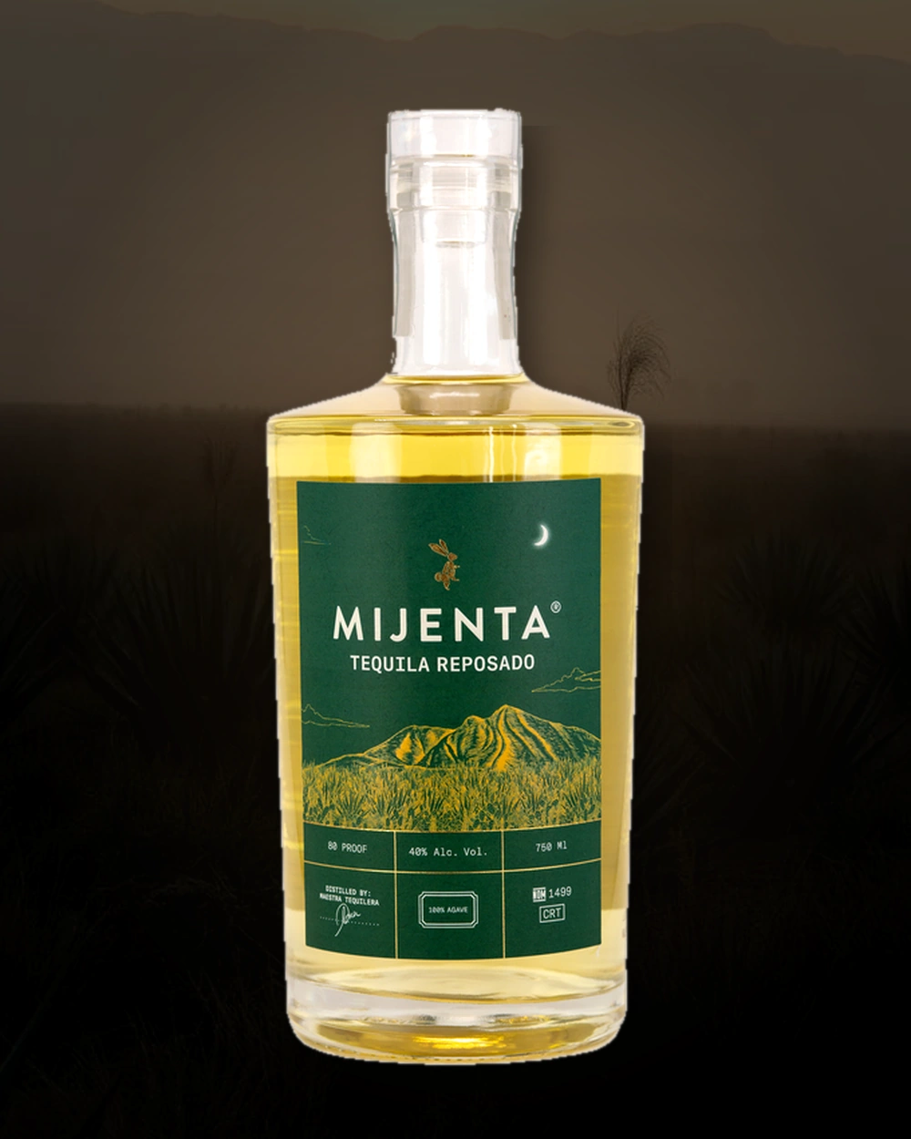 Mijenta Tequila Reposado bottle