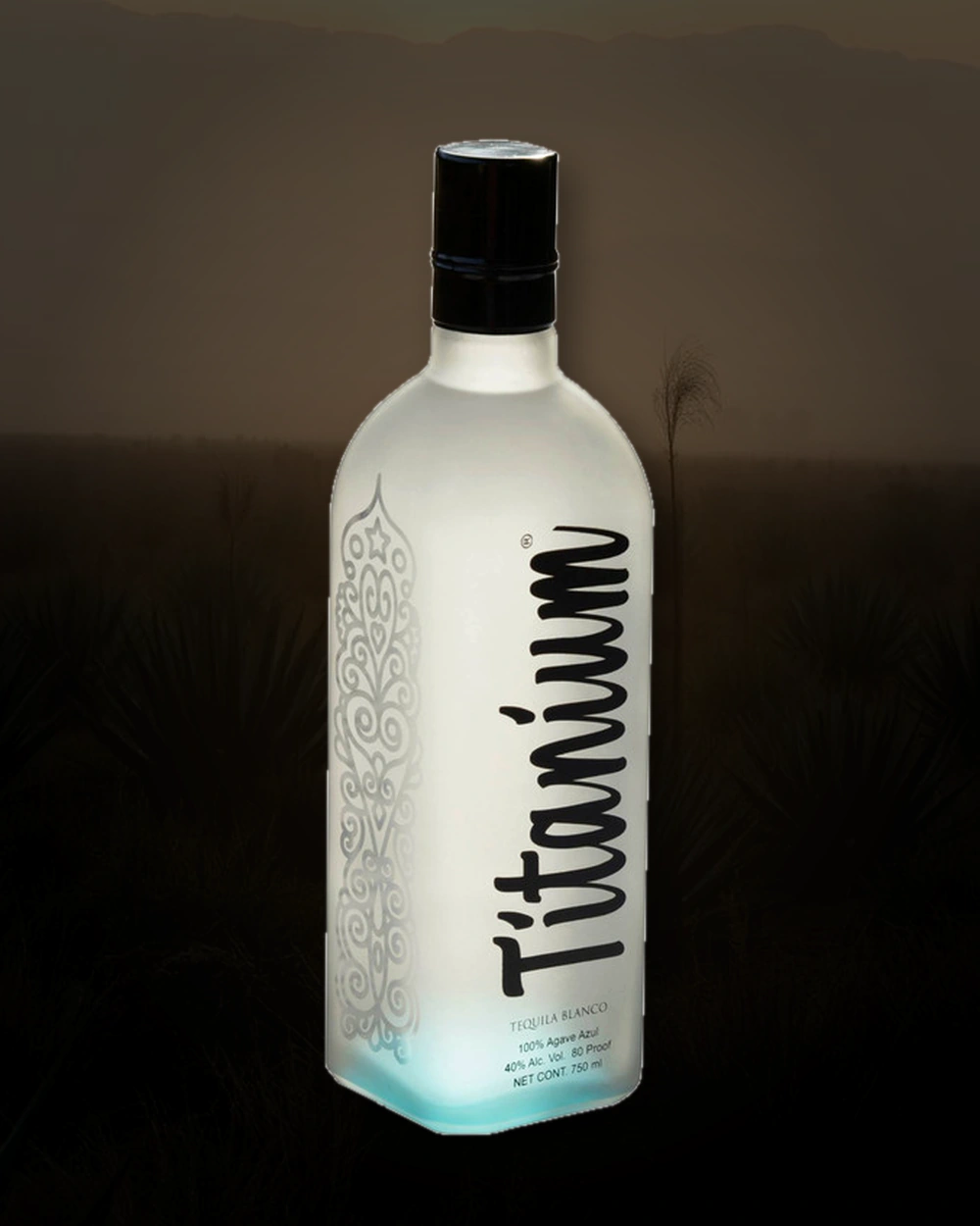 Titanium Tequila Blanco bottle