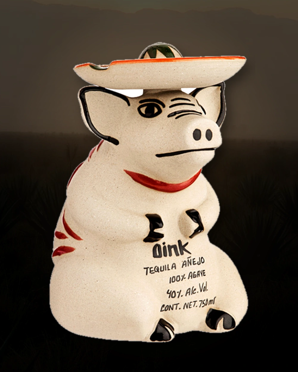 Tequila Oink Añejo bottle