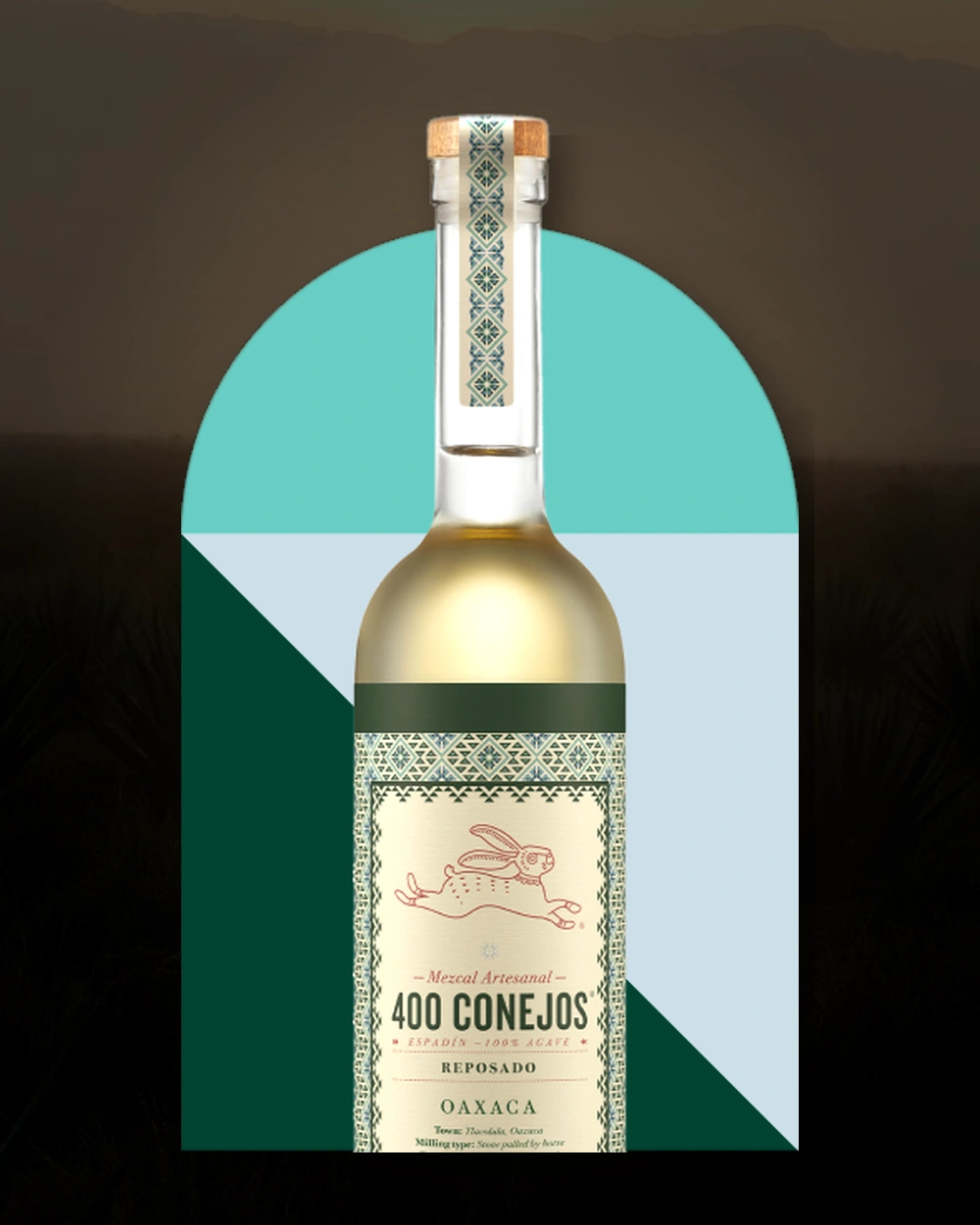 400 Conejos Reposado bottle