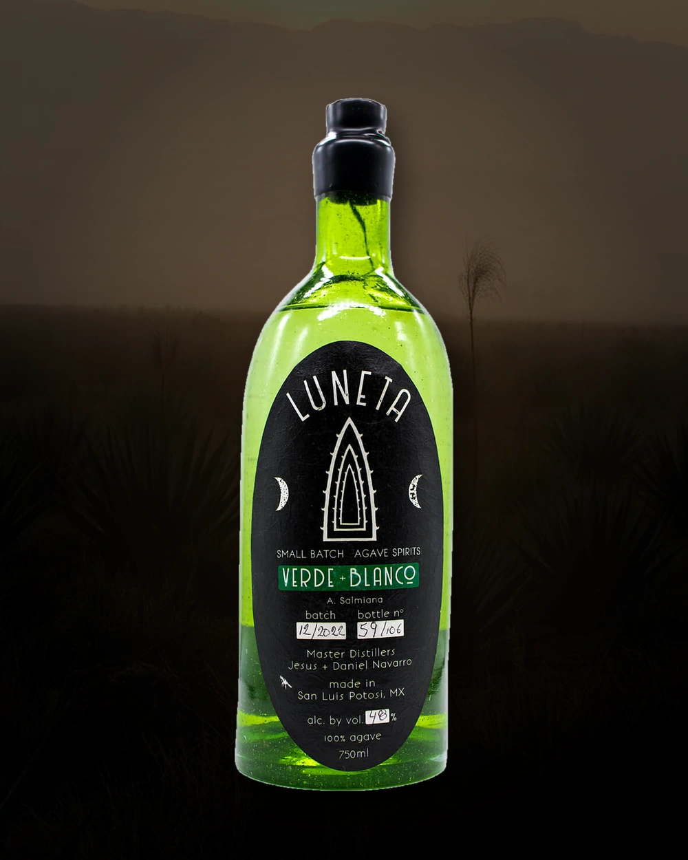 Luneta Verde + Blanco – Navarro bottle