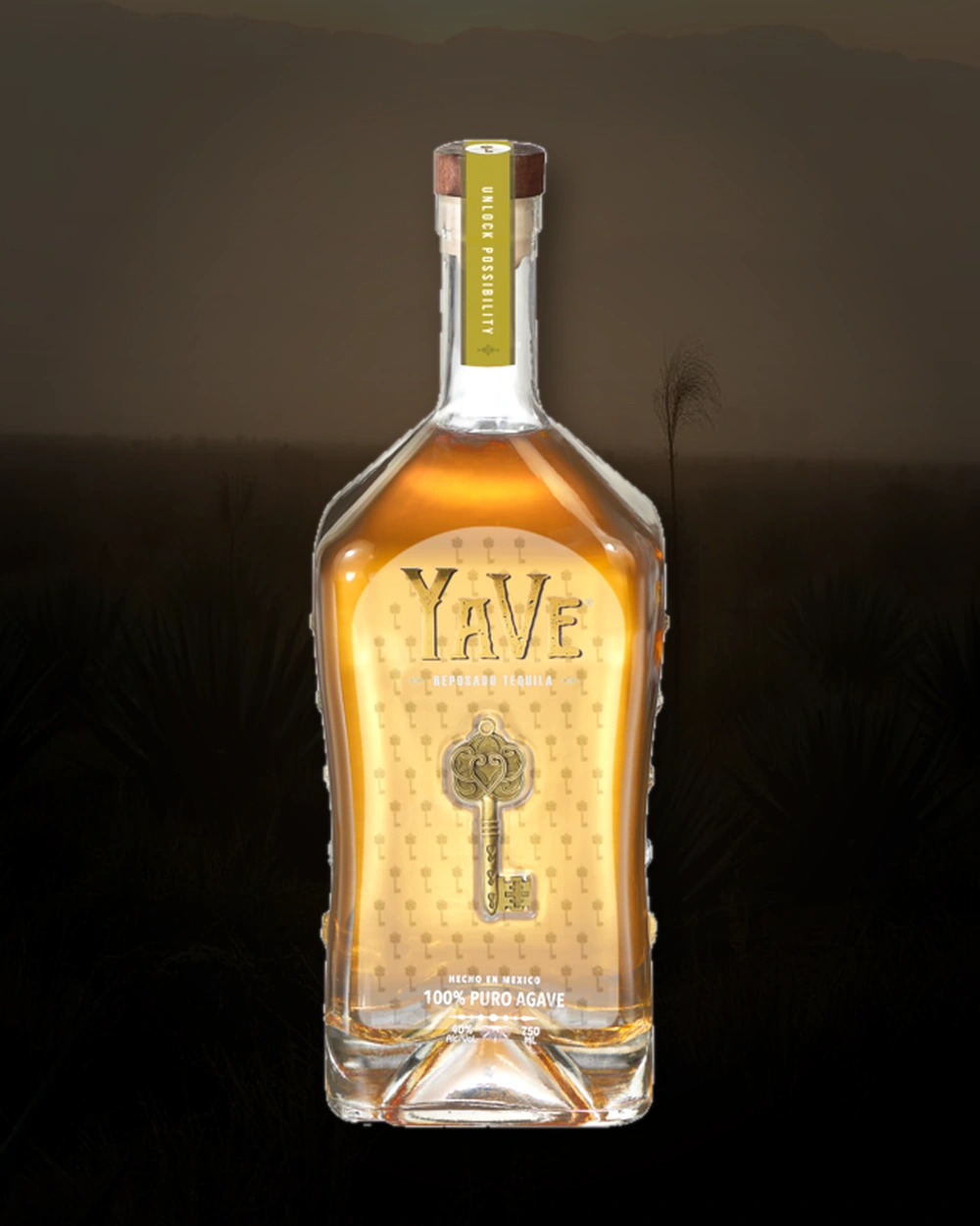 YaVe Reposado Tequila bottle