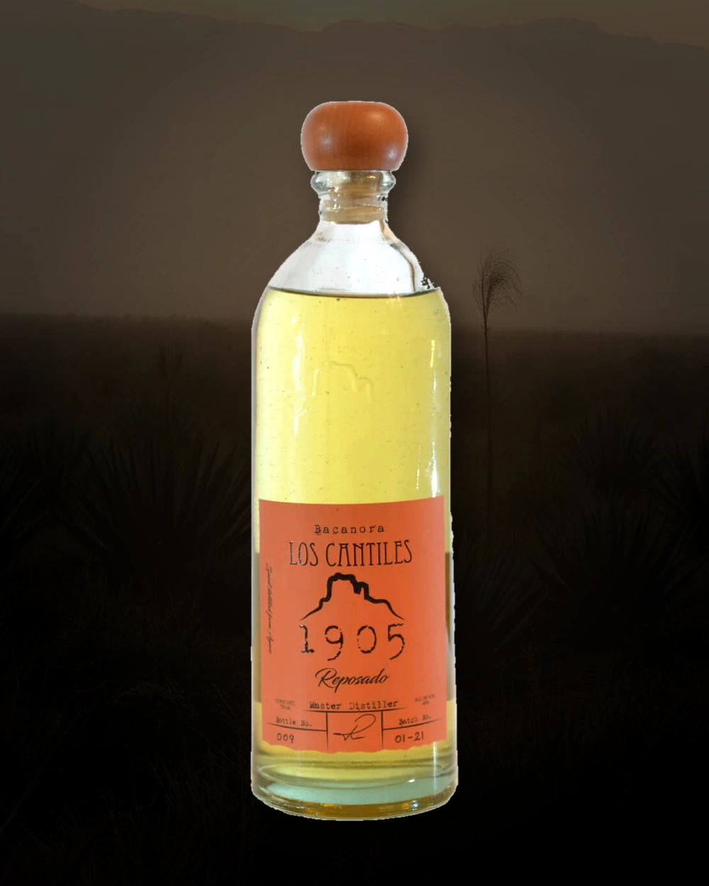 Los Cantiles 1905 Bacanora Reposado bottle
