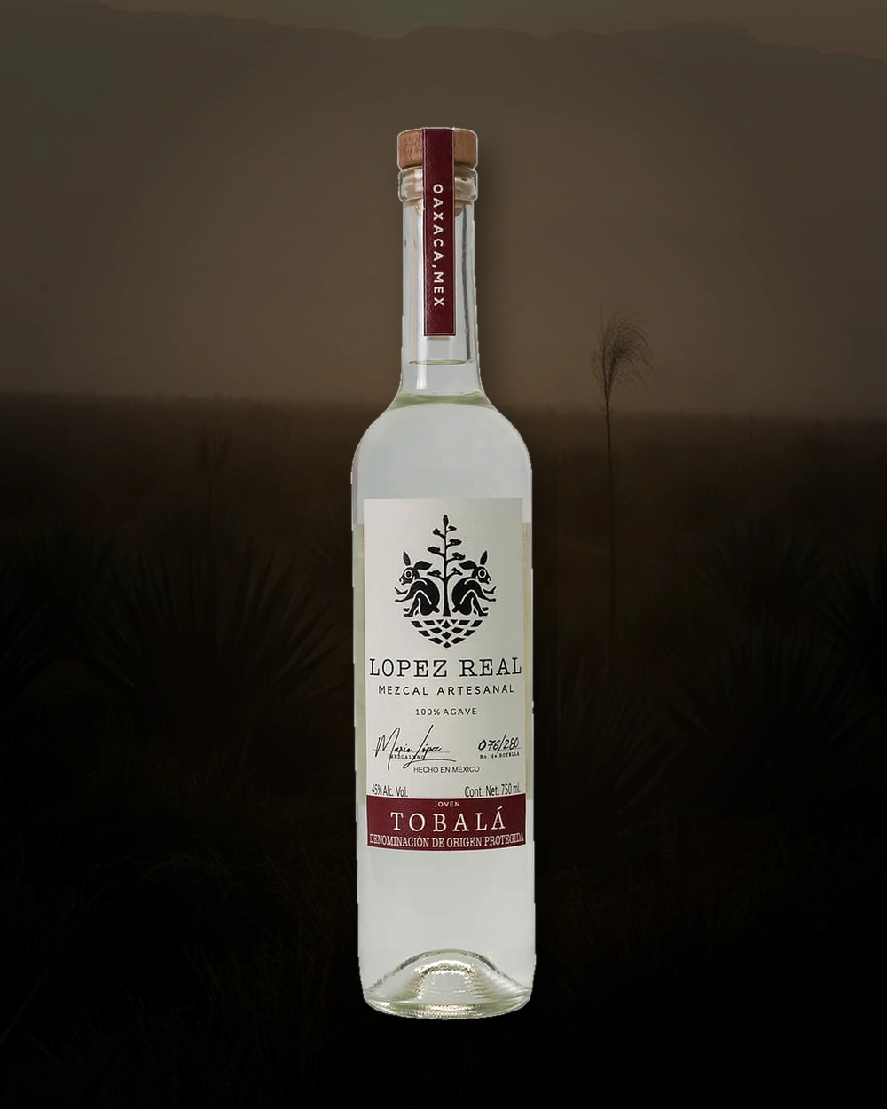 Lopez Real Tobala bottle