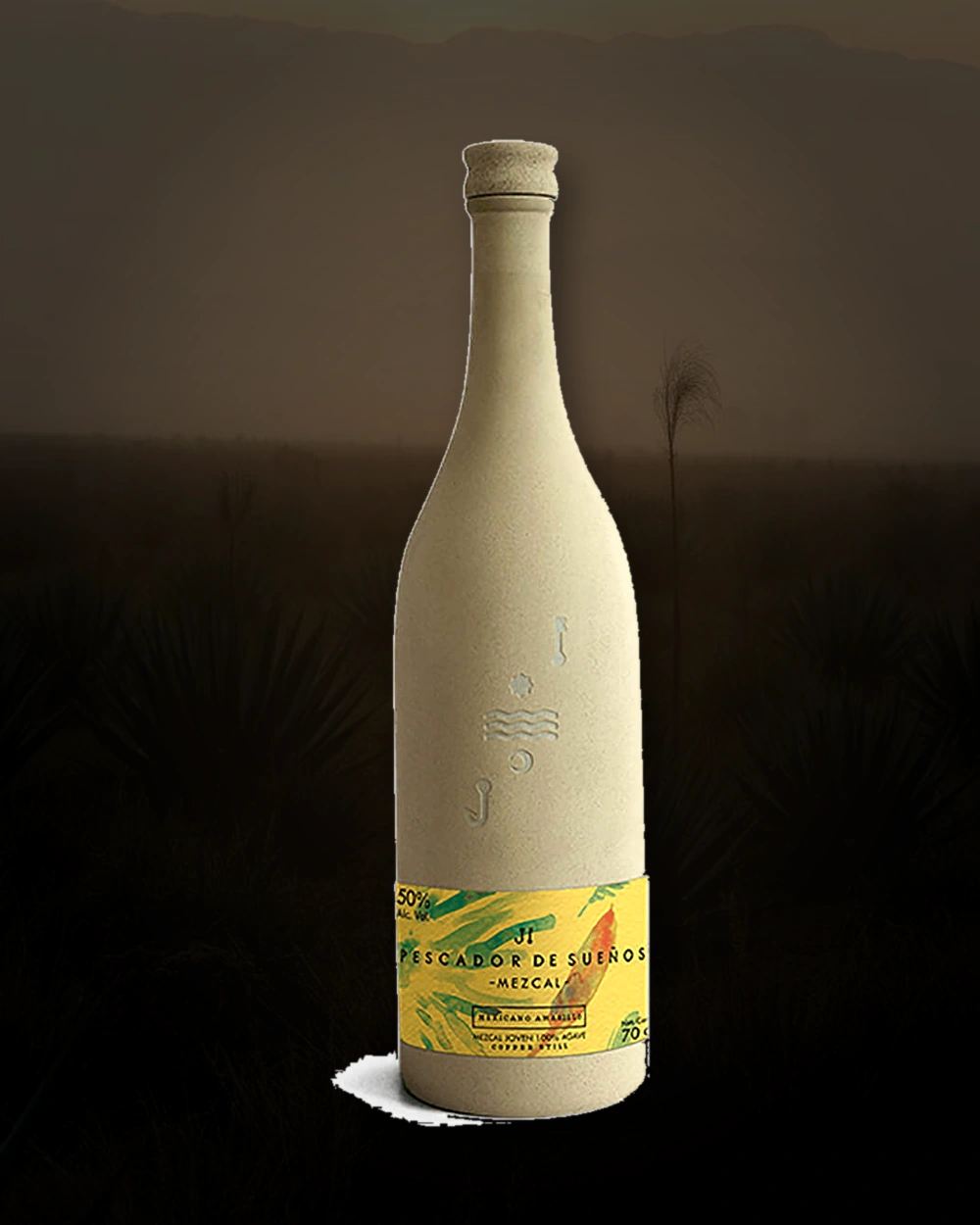 Pescador de Sueños Mexicano Amarillo bottle