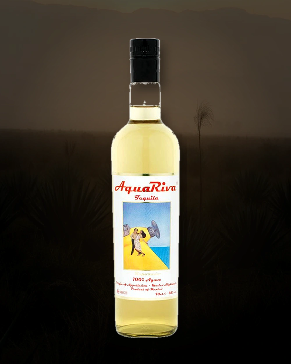 AquaRiva Premium Tequila Reposado bottle