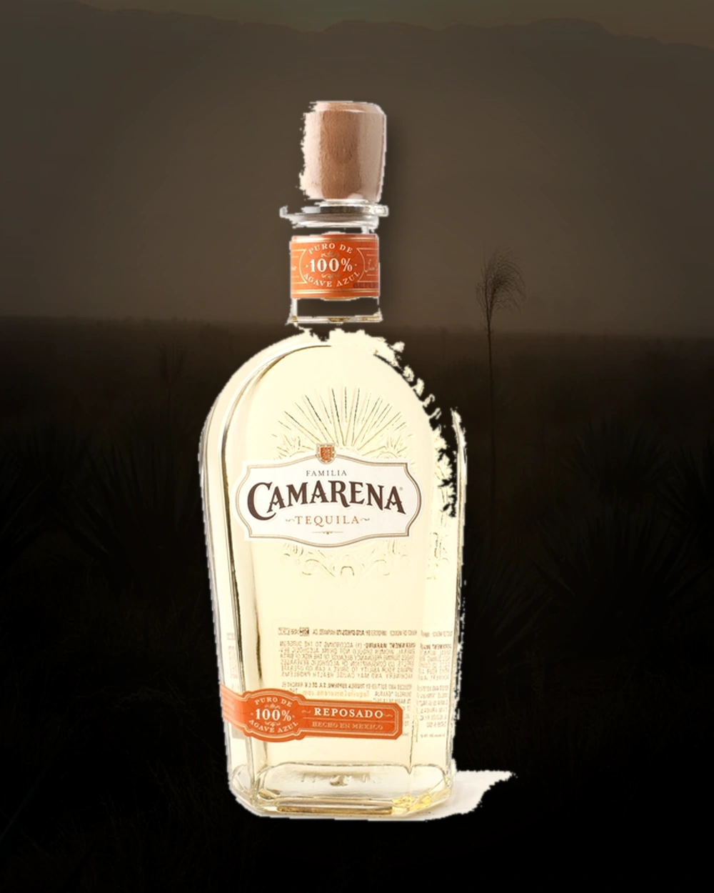Camarena Reposado Tequila bottle