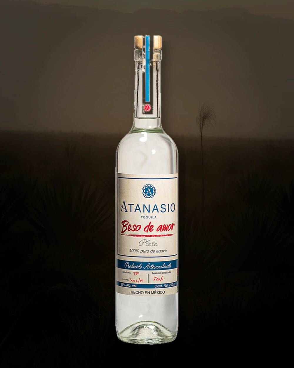 Atanasio Beso de Amor Plata bottle