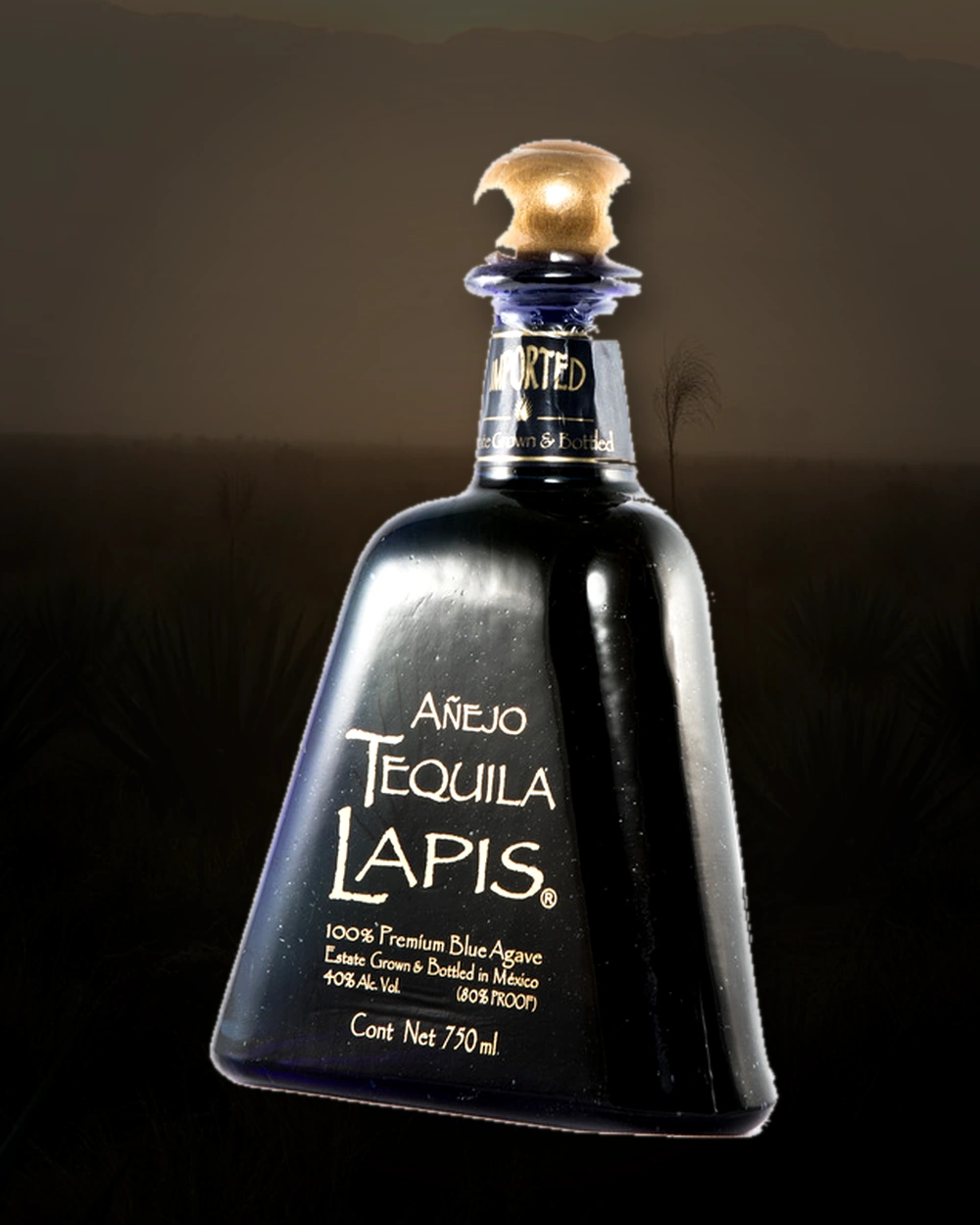 Lapis Tequila Añejo bottle
