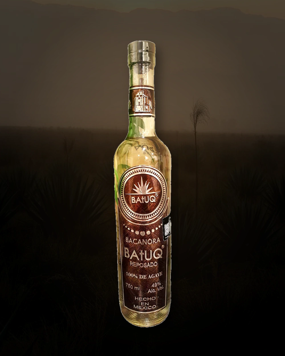 Batuq Reposado bottle