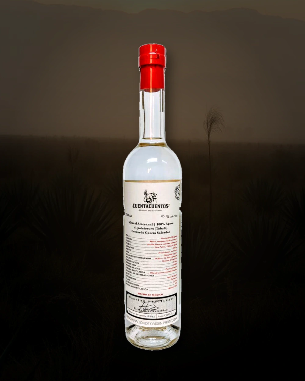 Cuentacuentos Tobala – Everardo Garcia Salvador bottle