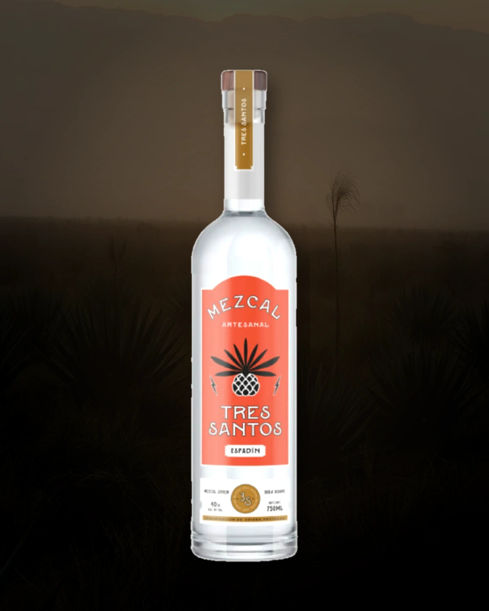 Tres Santos Espadin bottle