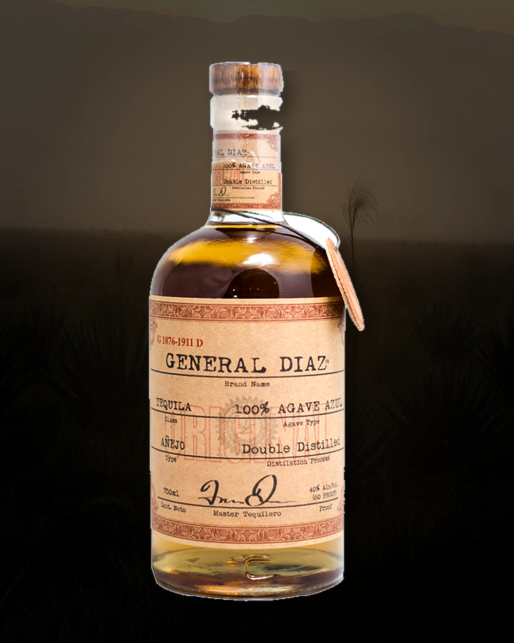 General Diaz Añejo bottle