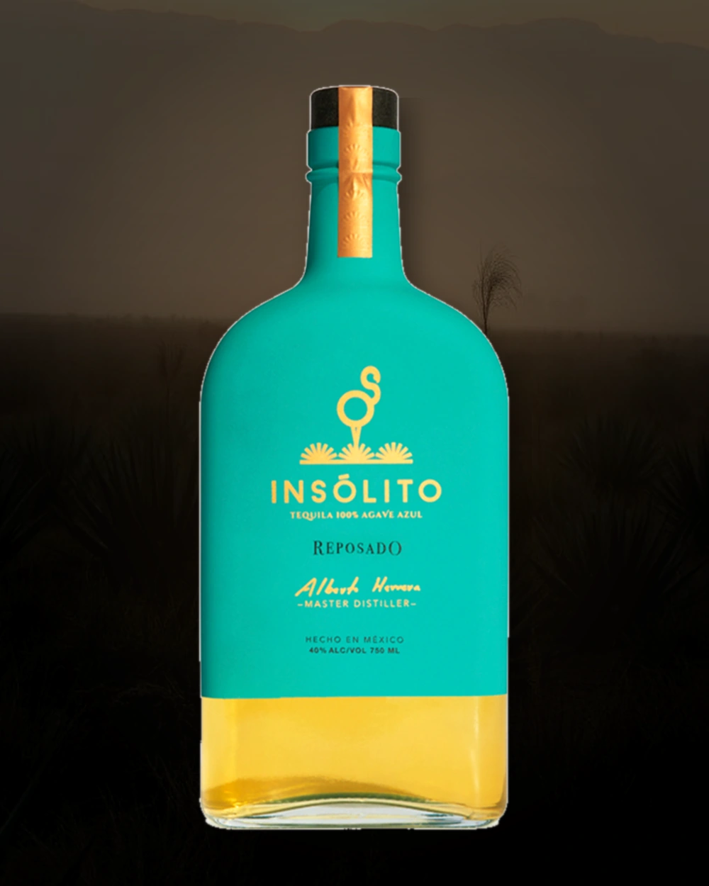 Insólito Reposado bottle