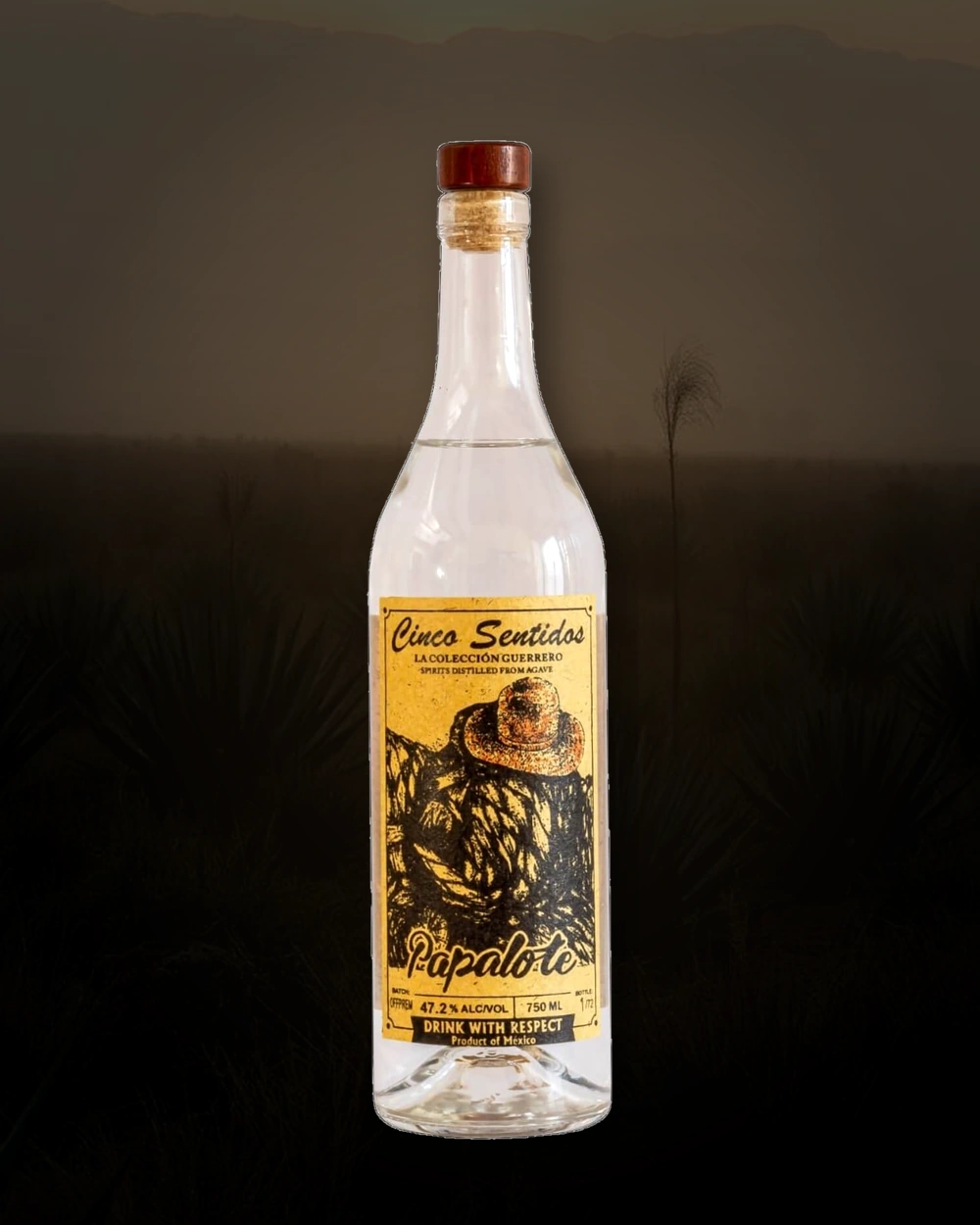 Cinco Sentidos Papalote – Benigno Sánchez bottle
