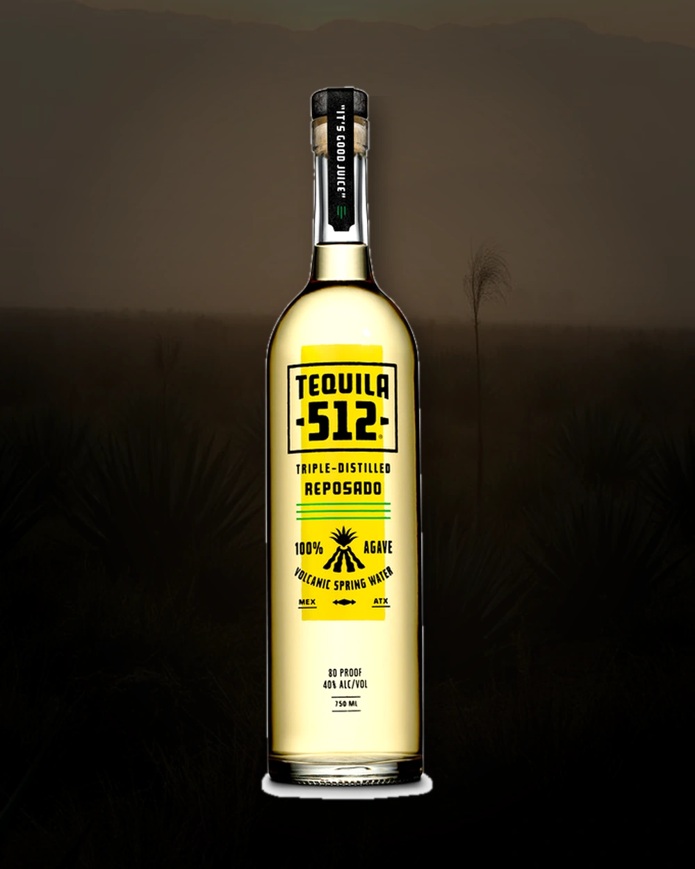 Tequila 512 Reposado bottle